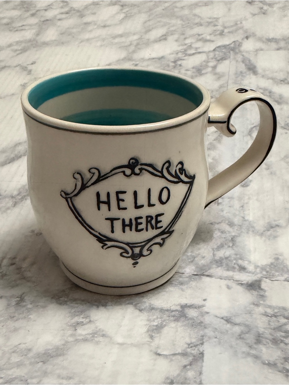 Molly Hatch Hello There Ceramic Coffee Mug Cup Anthropologie